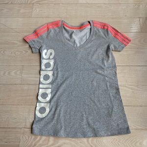 Adidas Three Stripe T Shirt